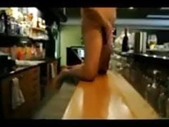 strip n cum in Bar ( public)