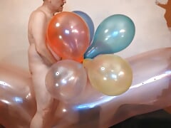 133) Explosive Moments Vol 2 - 39 Balloons Popped plus Cum Shots by Daddy