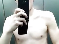 NAKED IN THE ELEVATOR