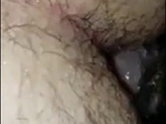 POV hairy chub bottom getting fucked not by daddy in hallway