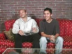 Young amateur split in two by heavy black snakes