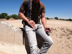 Cumming in public with a vibrator in a condom