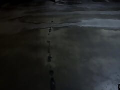 johnholmesjunior does a super risky solo show in busy vancouver parkade parking lot