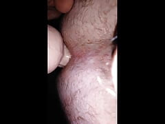 Gaping my hairy ass with monster toys