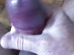 Big cockhead producing some delicious cum