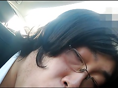 Giving head in a stranger's car