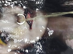 cumtribute to a splendid Emo Goth Whore