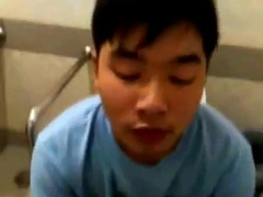Asian twink bathroom bj 22