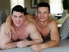 Wild bareback blasting with Collin Simpson and Rico Vega