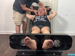 Dominant Stepdaddy Achilles Tickles His Submissive Chubby Sub