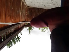 Walking cumshot outside reupload