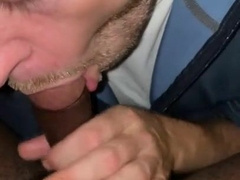 He comes by for more head, wants to observe his scrotum this time POINT OF VIEW