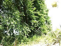 Risky JO By Stream with People swimming nearby July 2020
