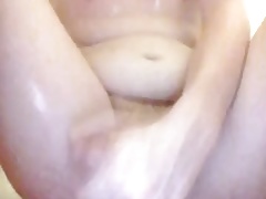 Masturbating in the shower and Cumming