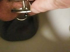 Chastity pee