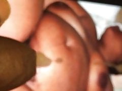 Masturbation black pussy big boobs