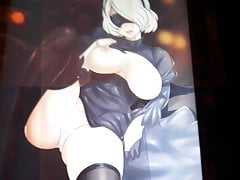 Yorha 2B (Nier Automata) cum tribute Halloween 2019