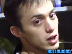 BEHIND-THE-SCENES movie with queer twinks Kain Lanning and Jonathan Cole