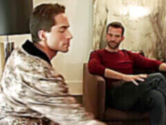 Anal cumshot, gay rimming, americká