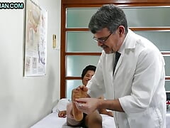 Nippon twink barebacked by white doctor in infirmary