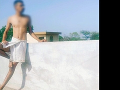 Indian boys cum-shot in day time with enormous step-brother