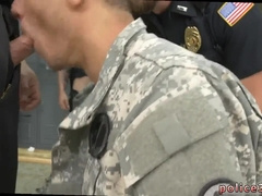 Masculine police officer faggot fuck-fest costumes Stolen Valor