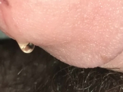 Precumming all over myself in sofa