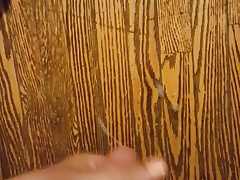 Rubbing one out.