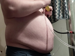 Tummy Inflation with Nearly two Gallons of Water