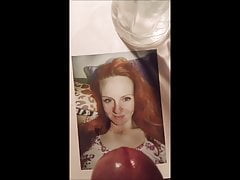 Cum tribute for amazing PrcinkaSub89's printed face