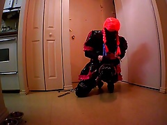 Sissy Sluts Self bondage hug