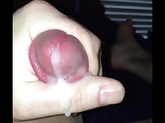 just blowing a huge load in slo mo