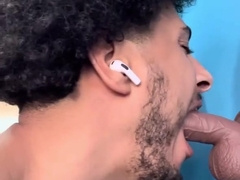 Gasping on my faux-cock