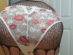 my new suspender stockings