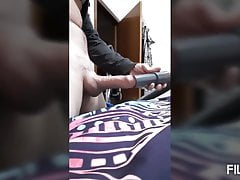 Getting my cock sucked by the vaccume cleaner