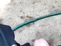 Flashing my Cock Outside
