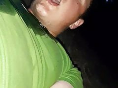 Slave love to piss in his own Mouth