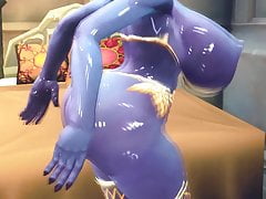 cum tribute for the Nightbone Elf Angolien