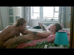 Sweet twink duo Ethan Lestray and Max Gen in a firm and steamy sex session