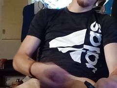 Tony Showing Off His Hard as Cock