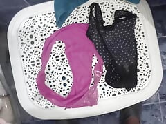 Girl panties after work