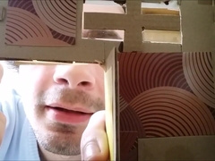 Young Man Explores His Giant Fantasy. (giant Pov Dick In Action Feet Ass Slapping)