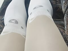 Wank my cock in sexy pantyhose