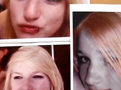 Huge tribute, lisa cum, wytrysk na zdjęcie