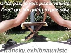 hj, bum slot in the sun and piss in the garden,