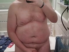 Daddy in the bathroom