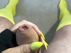 Sucking cum off my fingers