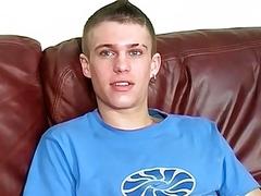 Skinny British amateur masturbating solo