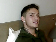 Beautiful bisexual twink fuck bareback his best friend