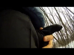 Outdoor Fuckpole Deep-Throating